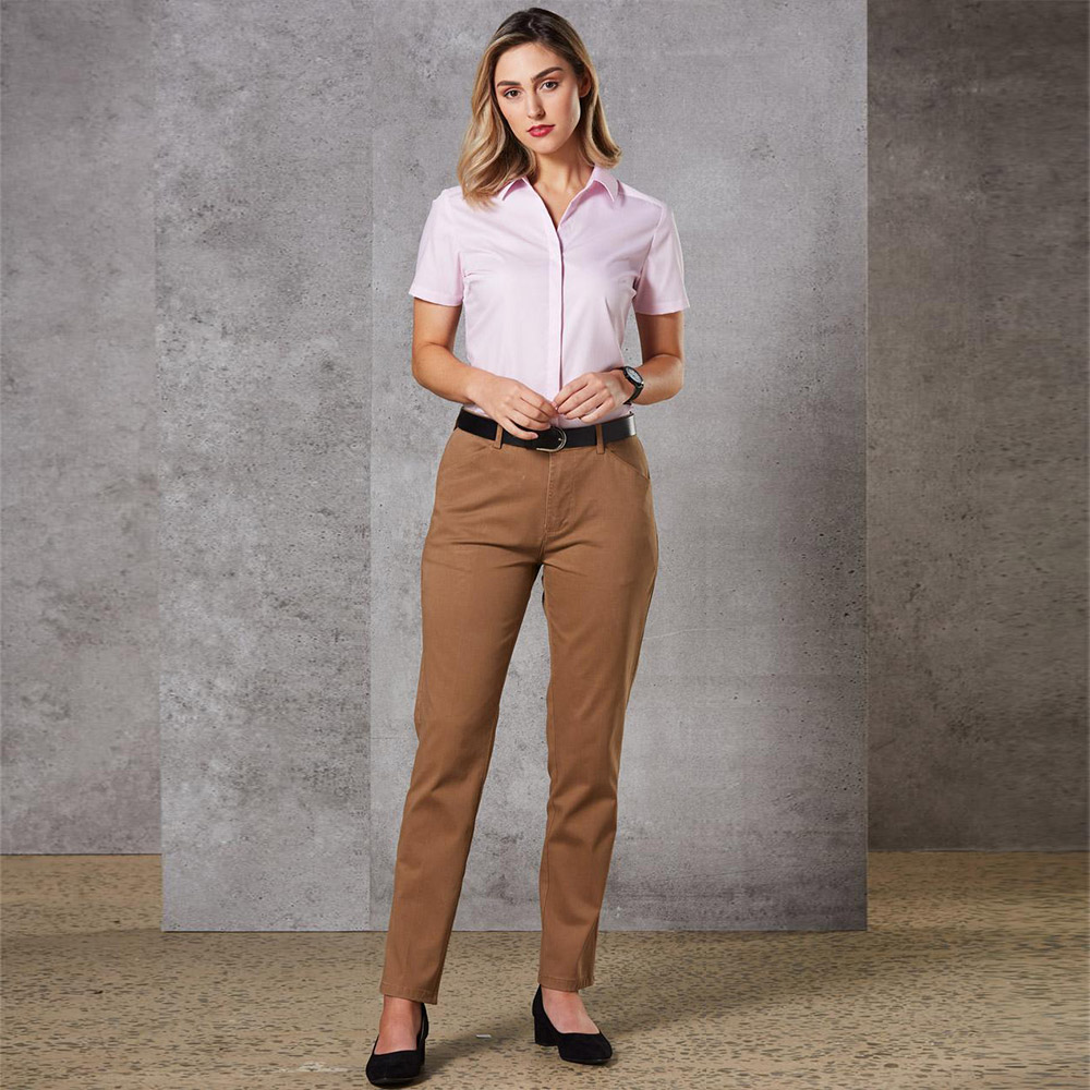 Ladies Stretch Cotton Chino Pants