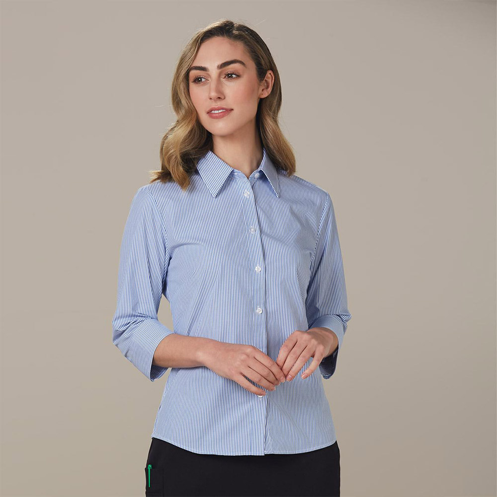 Women's Balance Stripe 3/4 Sleeve Shirt