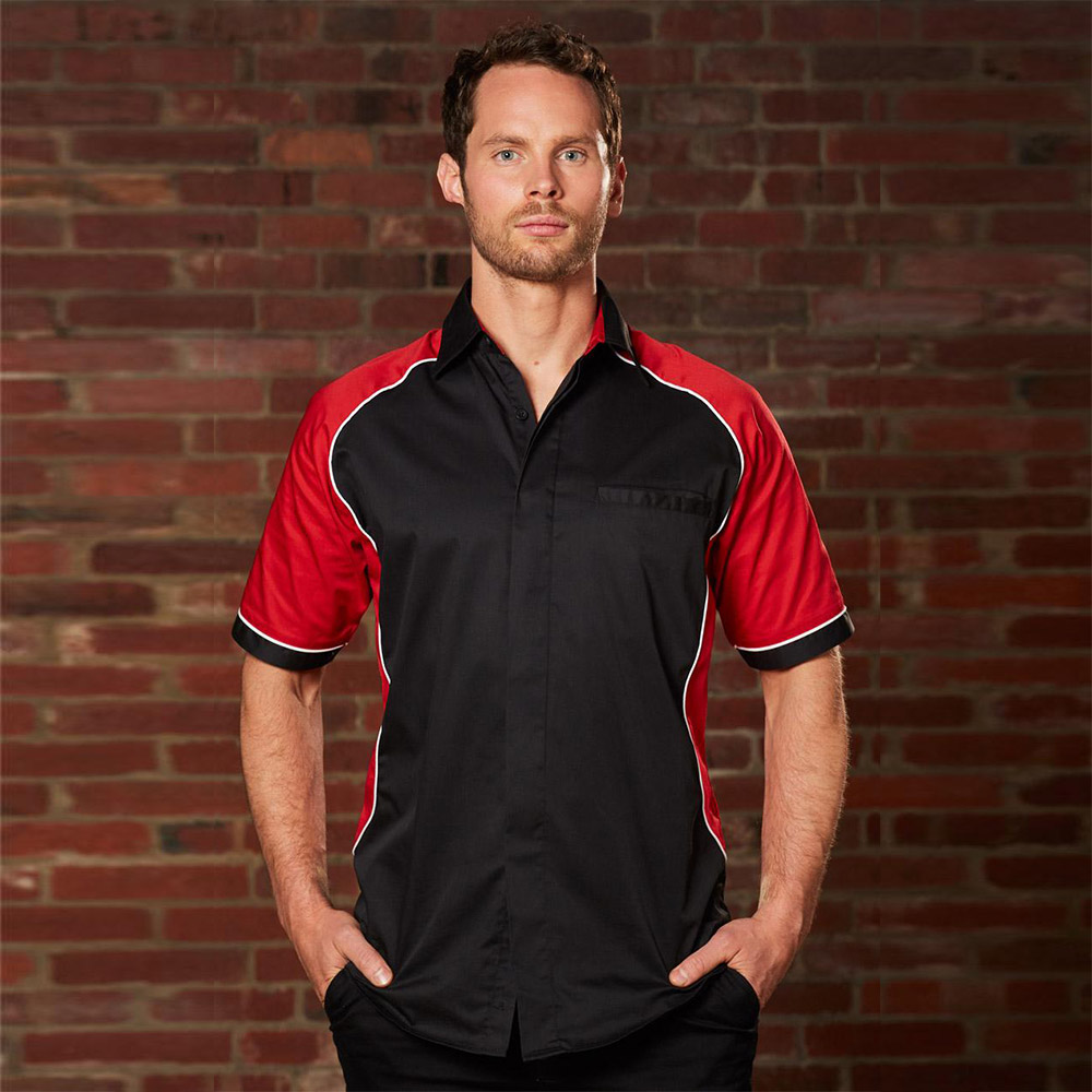 Men's Arena Tri-Colour Contrast Shirt