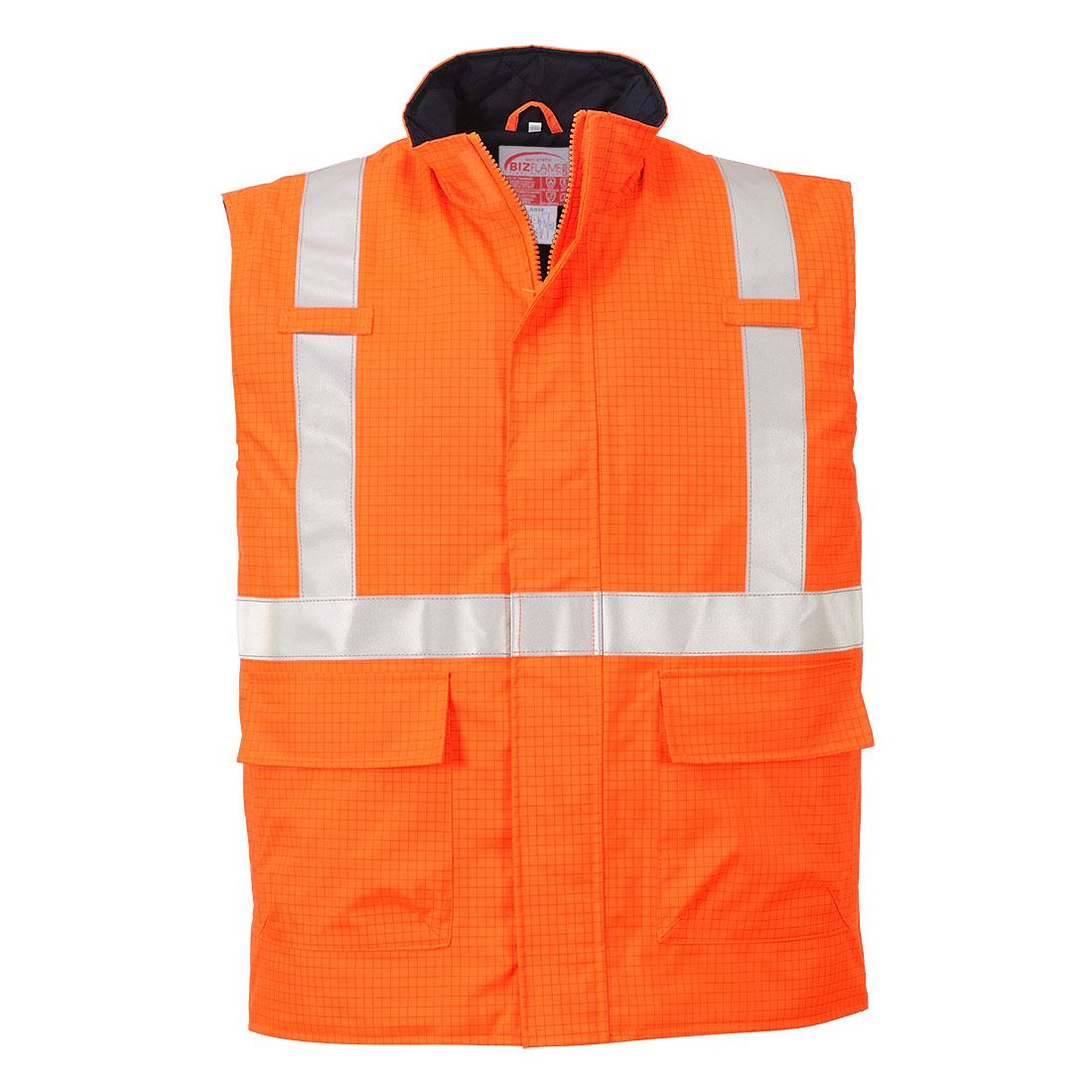 Rain Flame Resistant Anti-static Multi-Protection Hi-Vis Bodywarmer