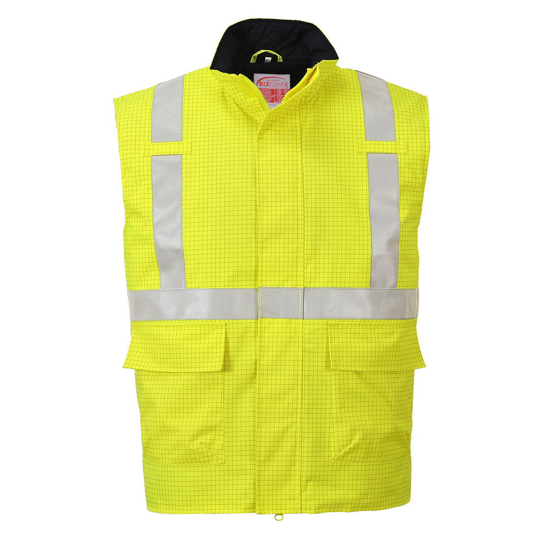 Rain Flame Resistant Anti-static Multi-Protection Hi-Vis Bodywarmer