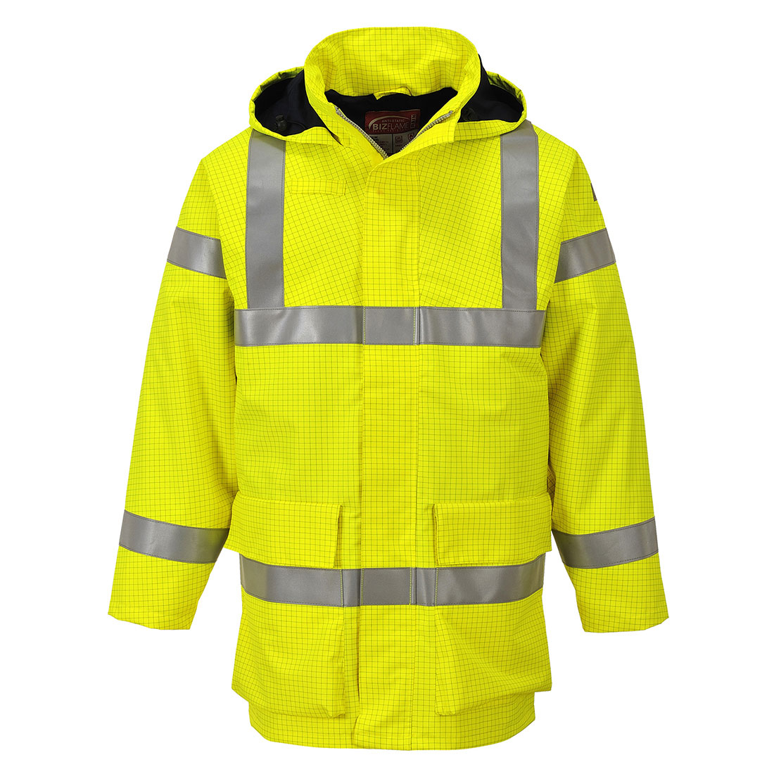 Rain Flame Resistant Multi-Protection Hi-Vis Jacket with Lining