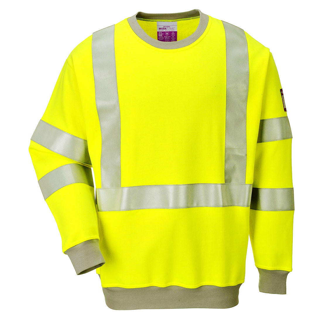 Flame Resistant Anti-Static Hi-Vis Comfortable Breathable Sweatshirt