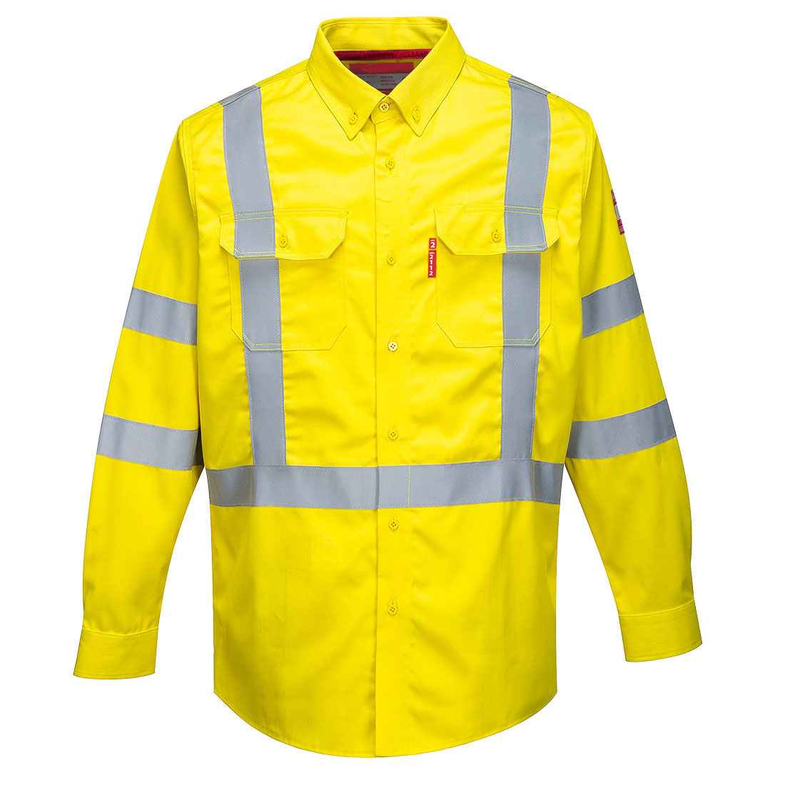 Flame Resistant Anti-Static Hi-Vis Lightweight Nylon Shirt