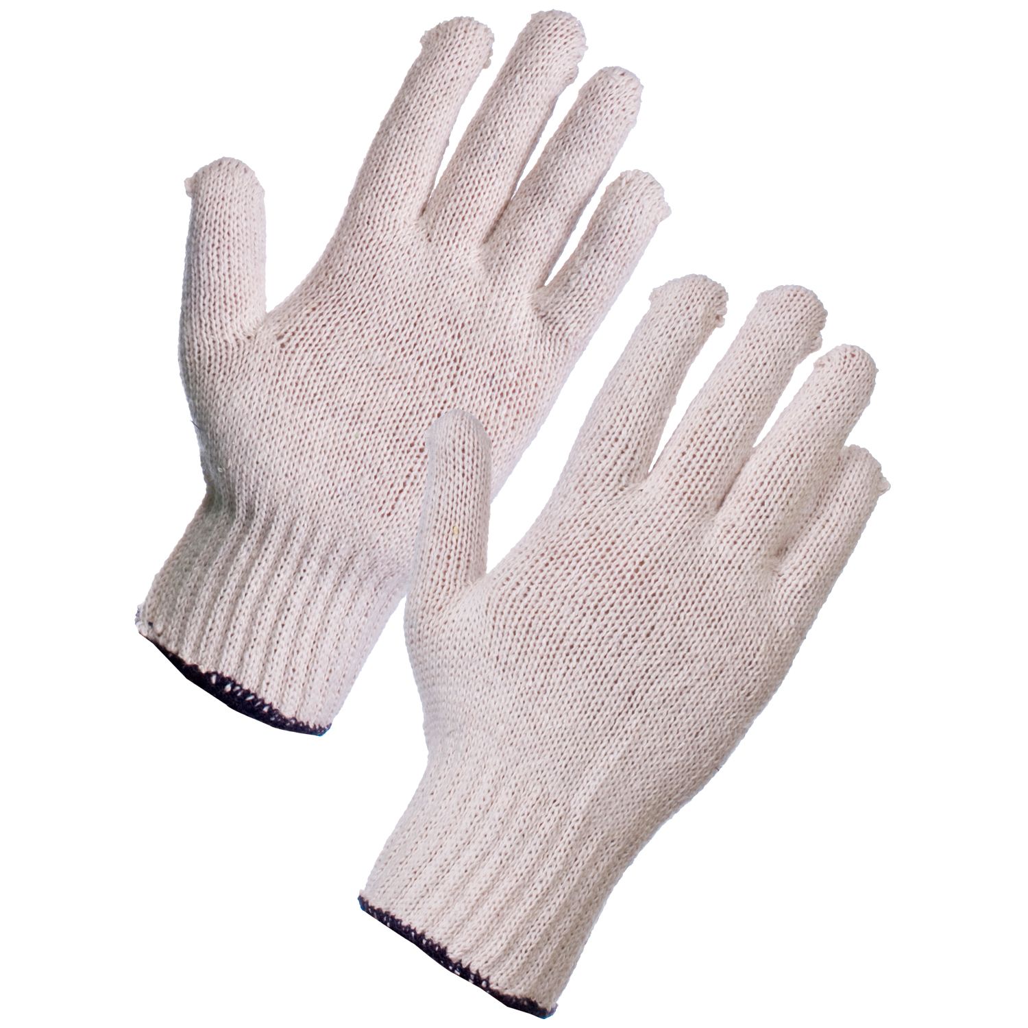 Comfortable Seamless Mixed Fibre Polycotton Work Gloves