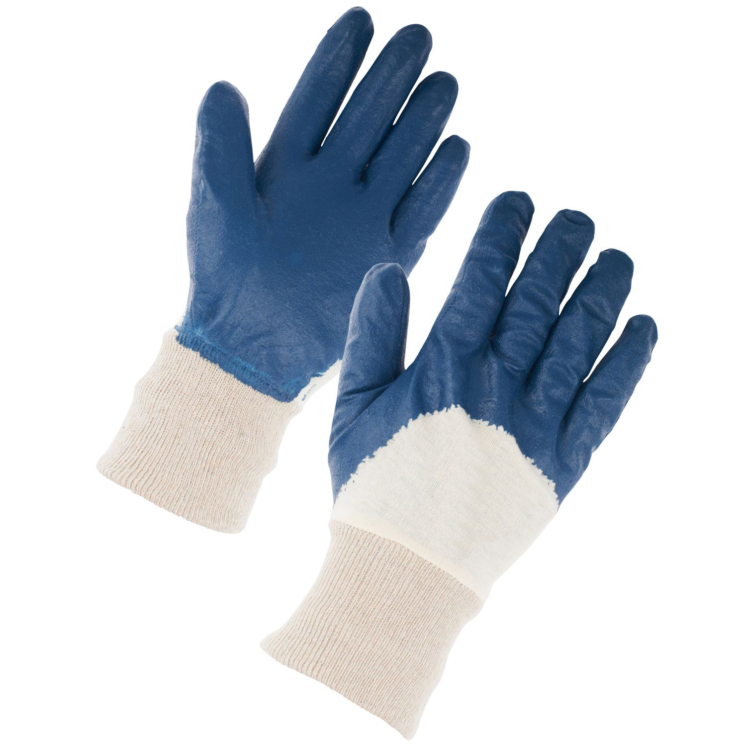 Nitrile Lightweight Breathable Palm Dip Knit Wrist Gloves