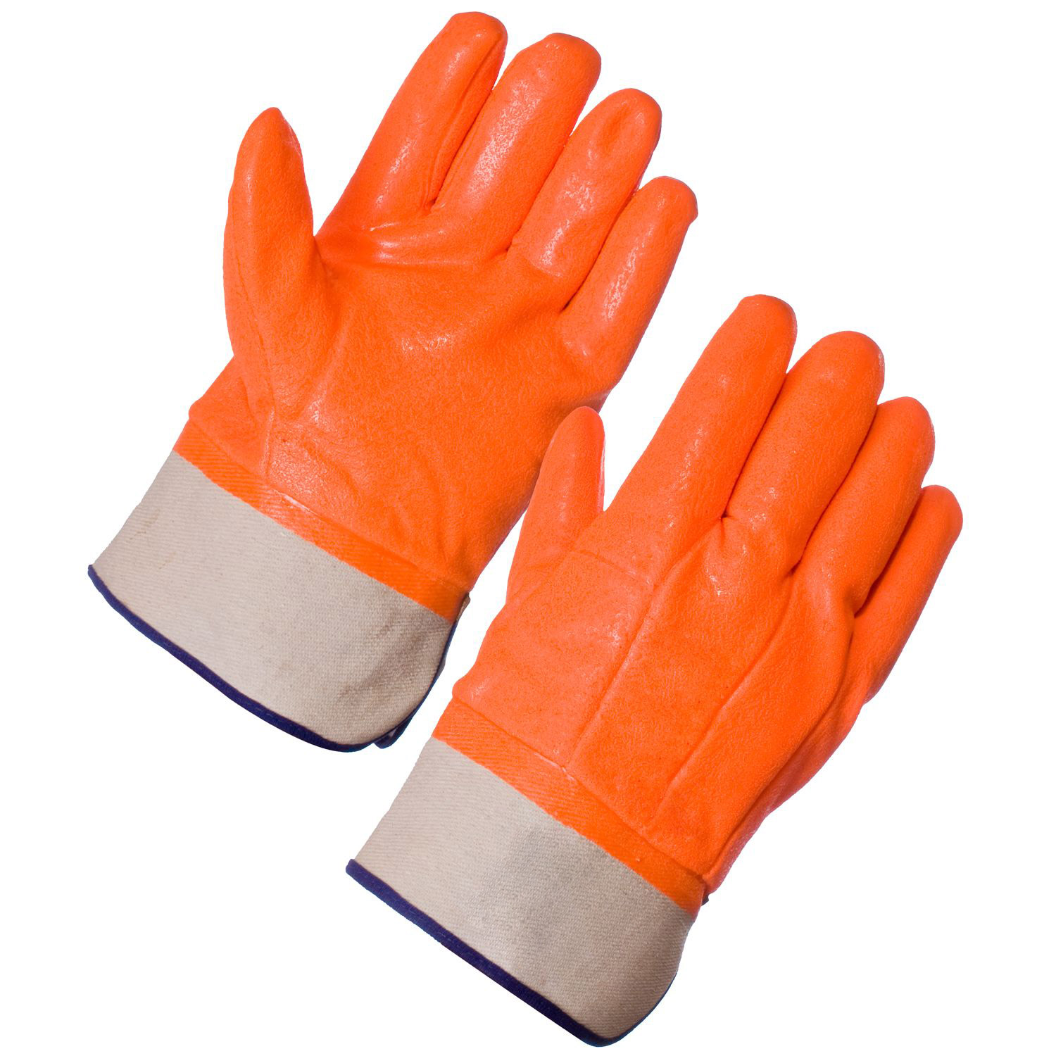 PVC Hi Vis Dipped Thermal Warming Gloves