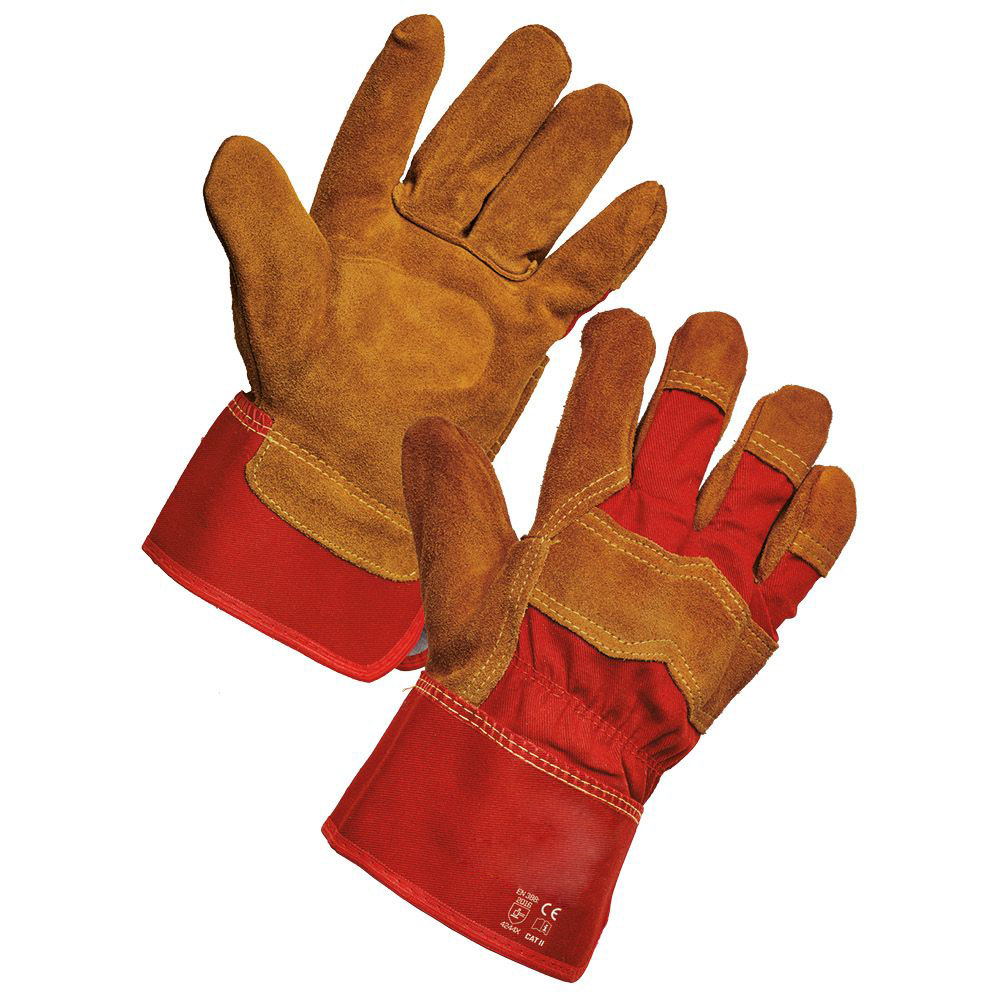 Durable Leather Abrasion Resistant Rigger Gloves