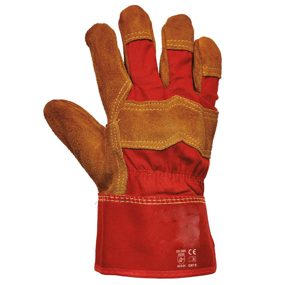 Durable Leather Abrasion Resistant Rigger Gloves