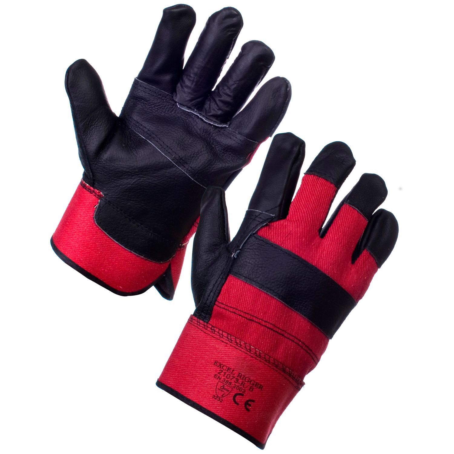 Durable Industrial Leather Rigger Gloves