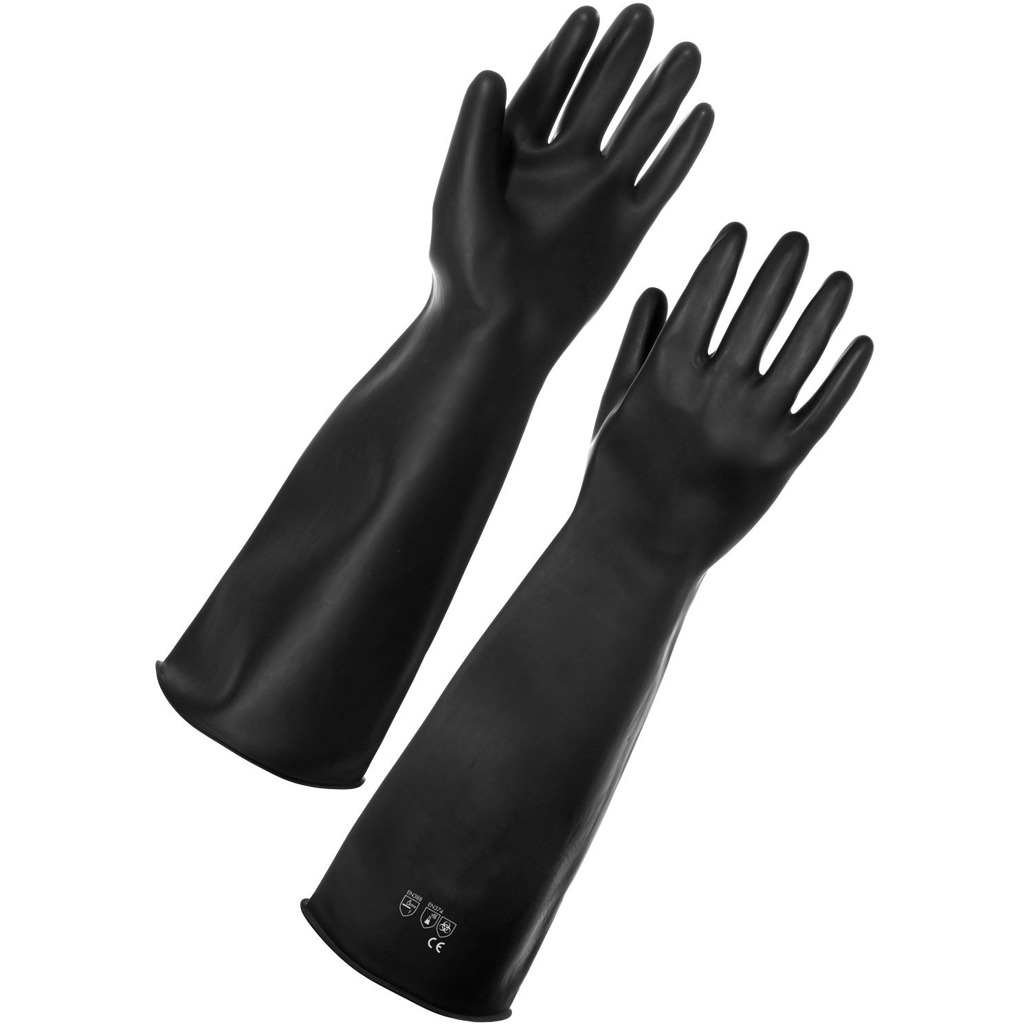 Heavy Duty Chemical Resistant Industrial Rubber Gloves