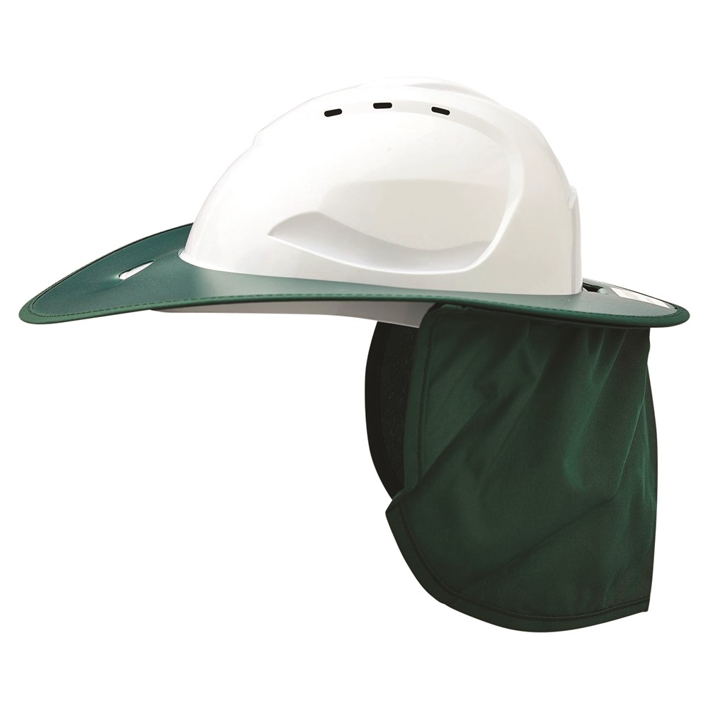 UV Polypropylene Safety Hat Plastic Sun Brim with Neck Flap