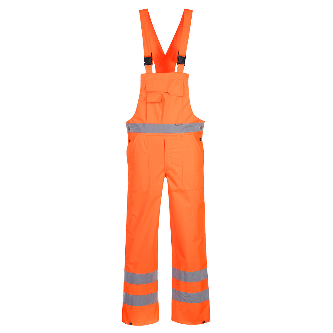 Hi-Vis Durable Waterproof and Breathable Bib & Brace Class 2