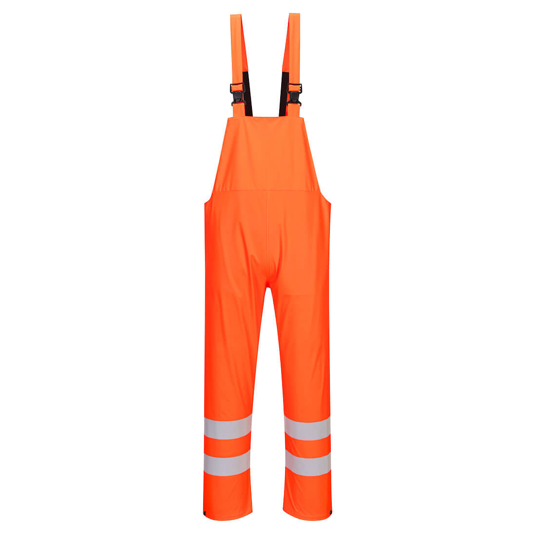 Hi-Vis Rain Protection Bib & Brace with Heat-sealed reflective tape