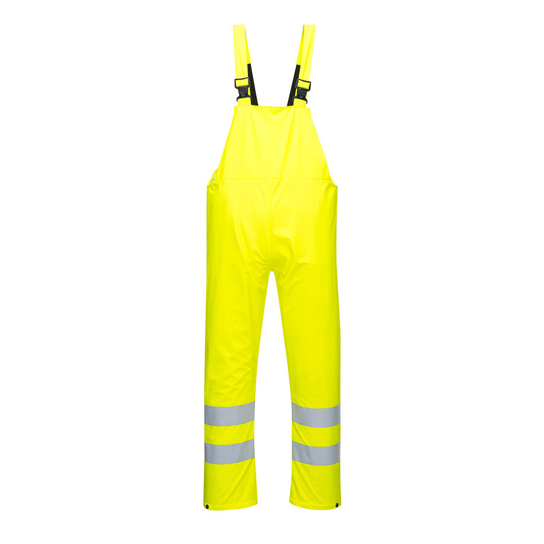 Hi-Vis Rain Protection Bib & Brace with Heat-sealed reflective tape