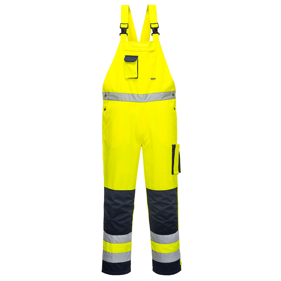 Hi-Vis Moden Style Bib and Brace with Texpel stain resistant finished