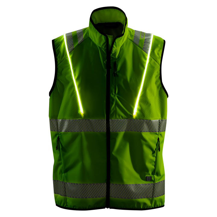 Hi-Vis LED Waistcoat Class 2 Orange\Yellow