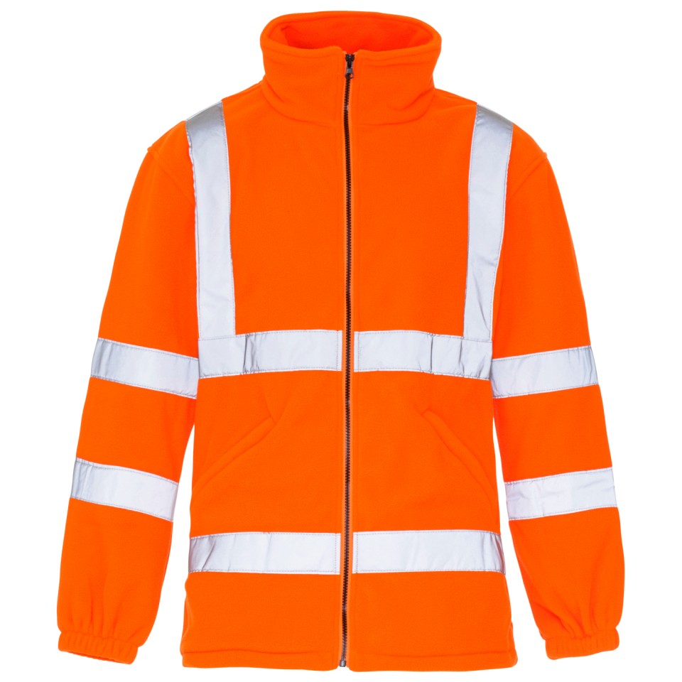 Hi-Vis Warmth Comfort Fleece with 50+ UPF Rated Fabric