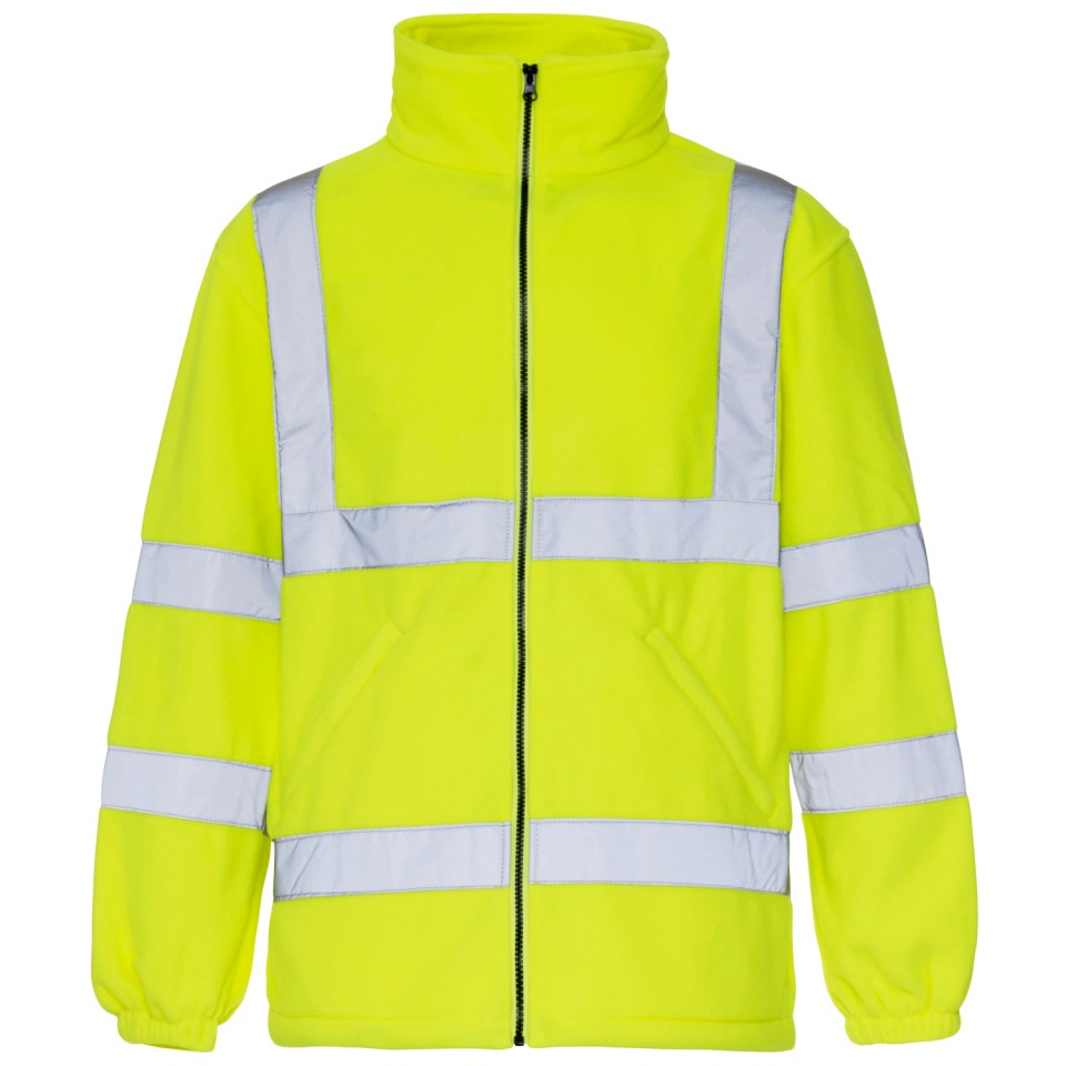 Hi-Vis Warmth Comfort Fleece with 50+ UPF Rated Fabric