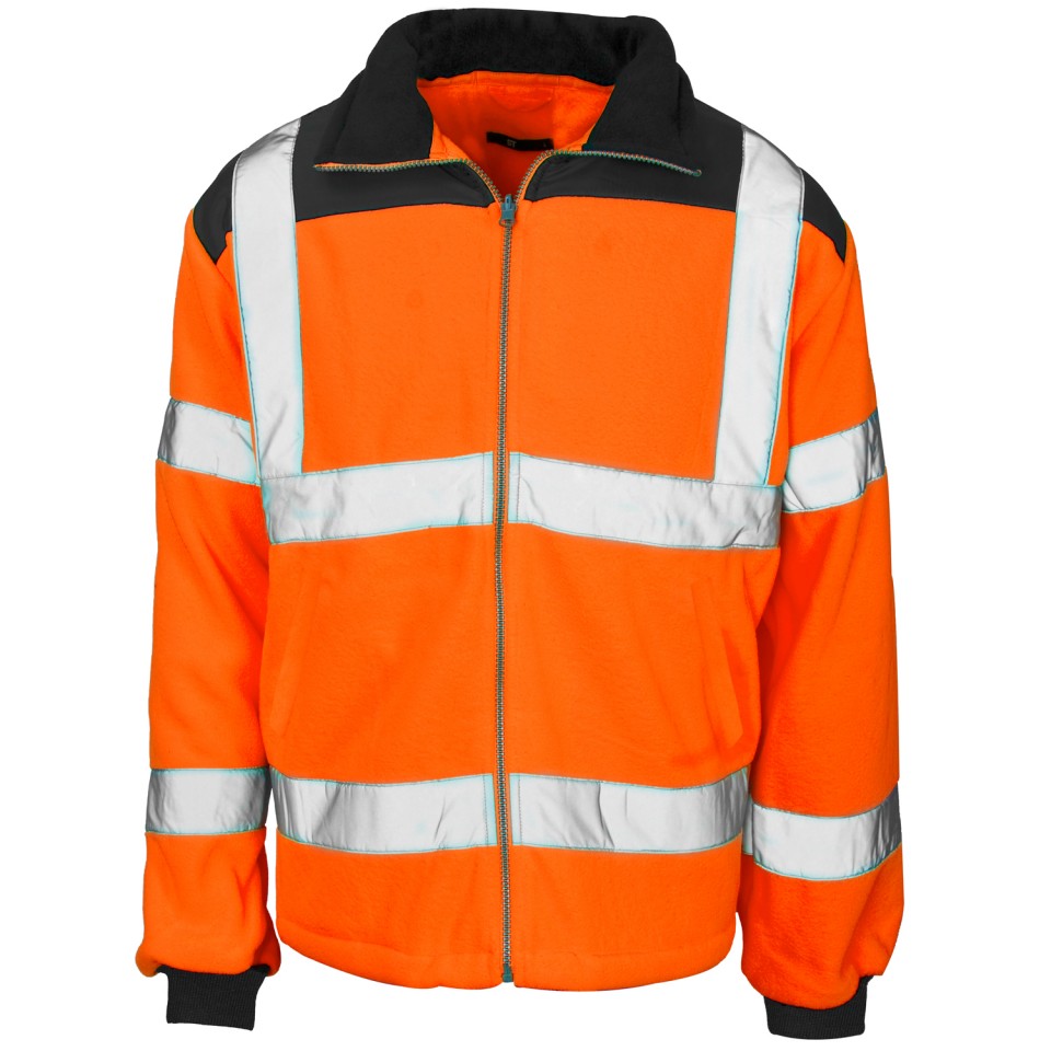 Hi-Vis Waterproof Fleece Class 2 with Rain Patch