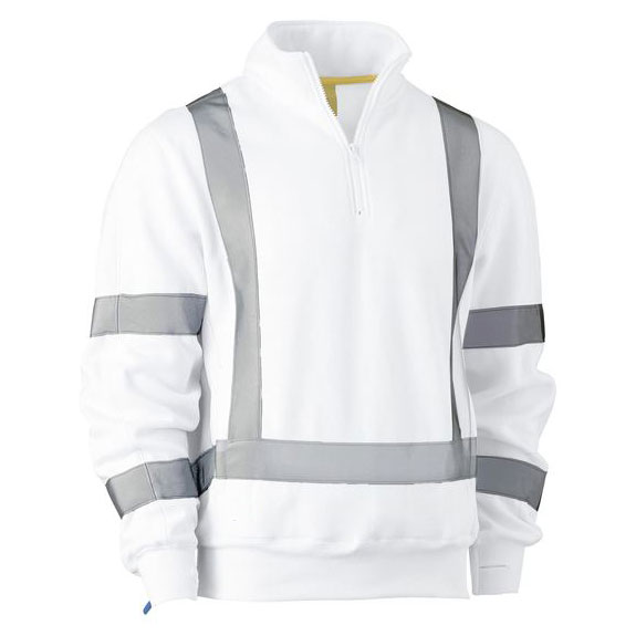 Hi Vis White Breathable Warming X Back Fleece Pullover - Pants Set 