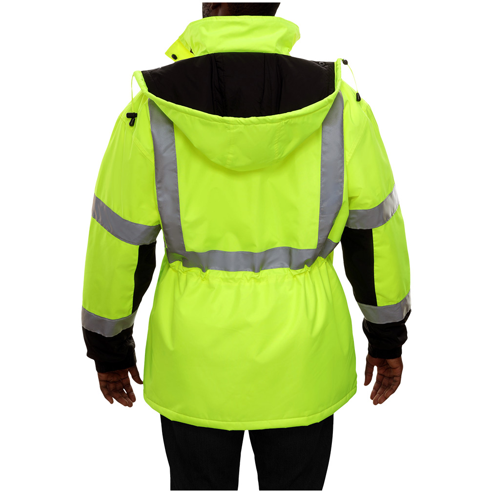 Hi-Vis 2-Tone Breathable Waterproof 3M™ Thinsulate™ Parka ANSI Class 3