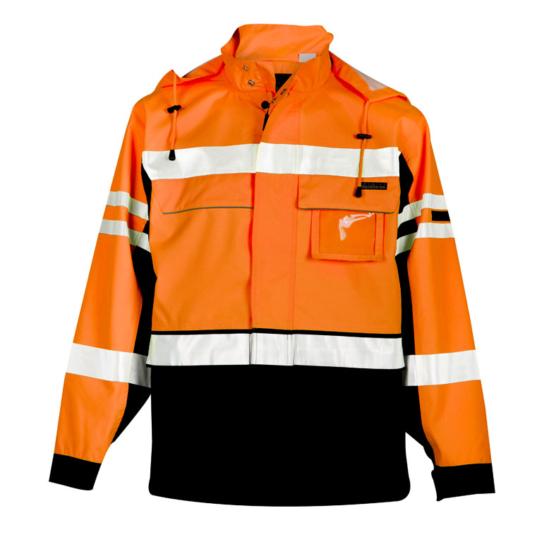 Hi-Vis Durable Ripstop 2-IN-1 Jacket with Waterproof PU Coated