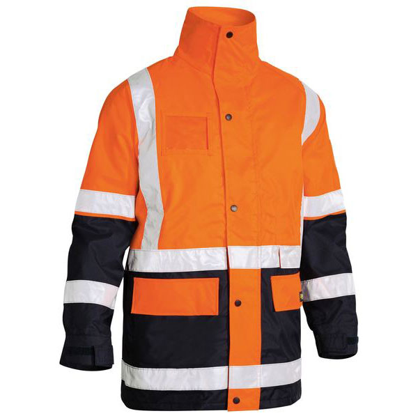 Oxford Reflective Two Tone Breathable Wet Weather 5 IN 1 RAIN JACKET