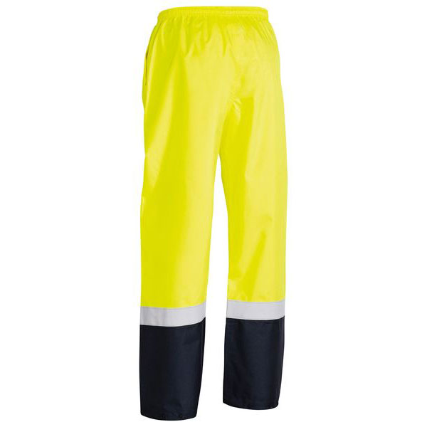 Hi Vis Wet Weather Breathable Two Tone Shell Waterproof Rain Pants