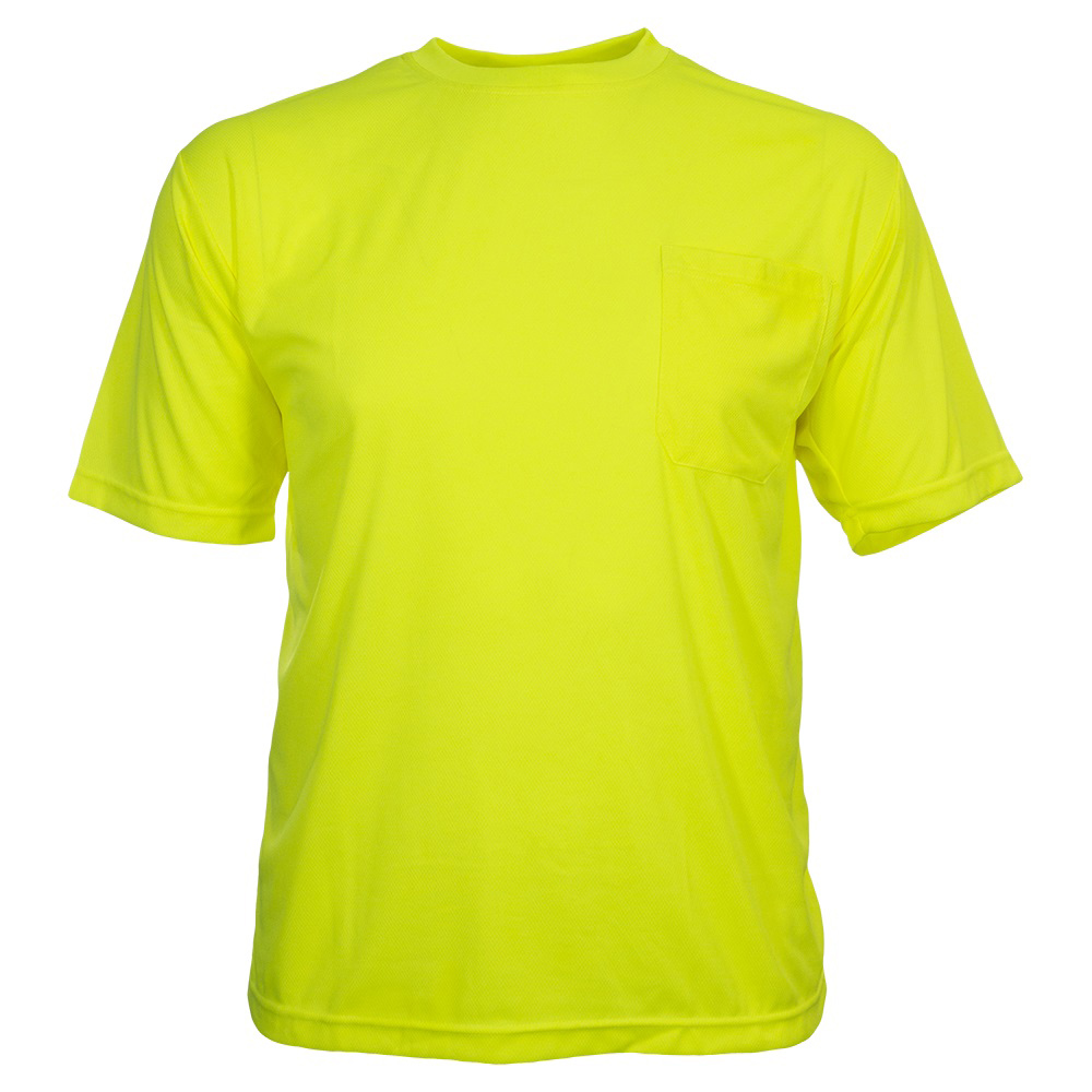 Hi Vis Mens Polyester Birdeye Tee Shirt