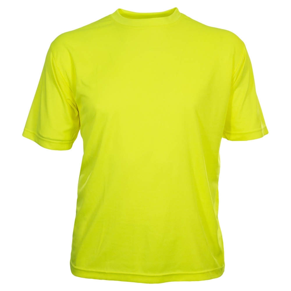 Hi-Vis Soft Safety Crew Neck T-Shirt 