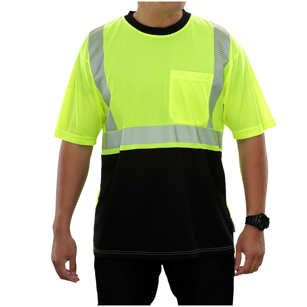 Hi-Vis Lightweight Soft Safety 2-Tone ANSI 2 T-shirt