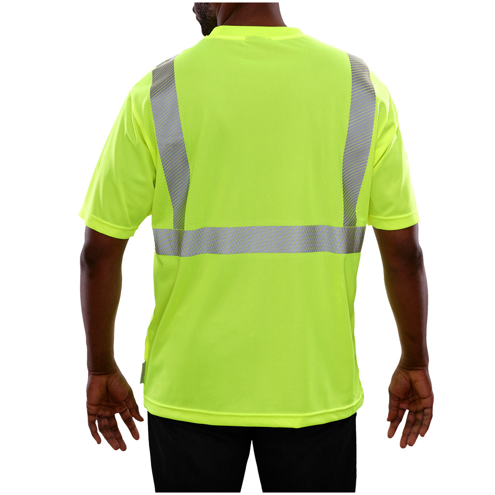 Hi-Vis Classic Standard Wicking ANSI Class 2 T-Shirt with Comfort Trim by 3M™