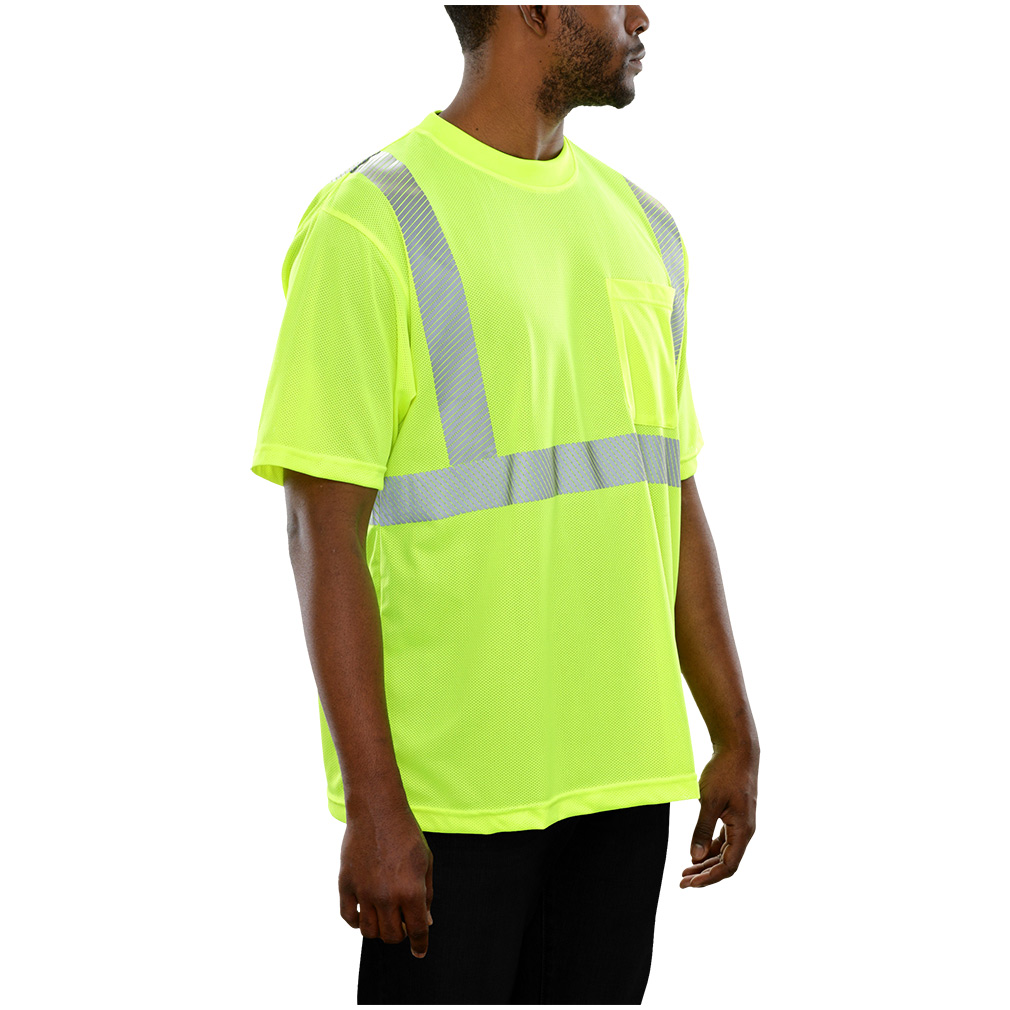 Hi-Vis Classic Standard Wicking ANSI Class 2 T-Shirt with Comfort Trim by 3M™