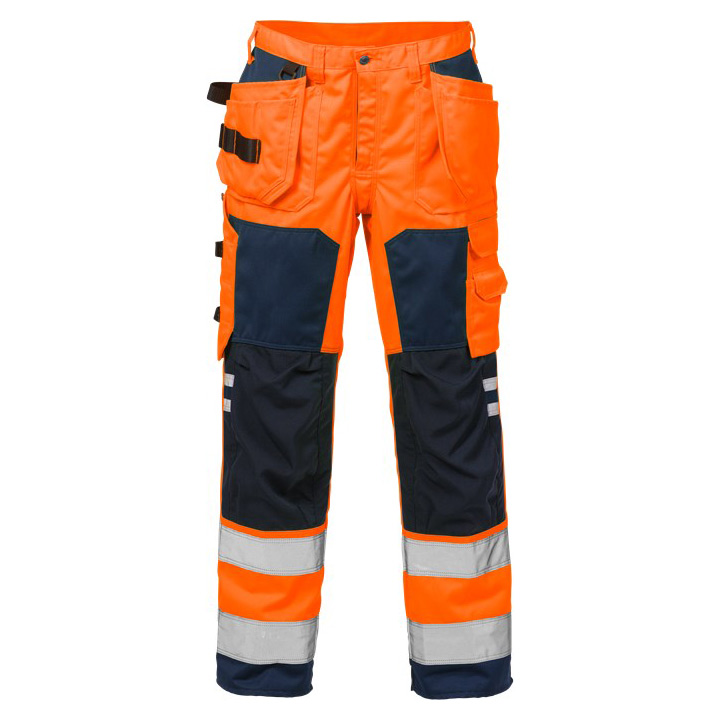 Hi-Vis Lightweight Soft Craftsman Trousers Class 2 with Oil & Water Repellent