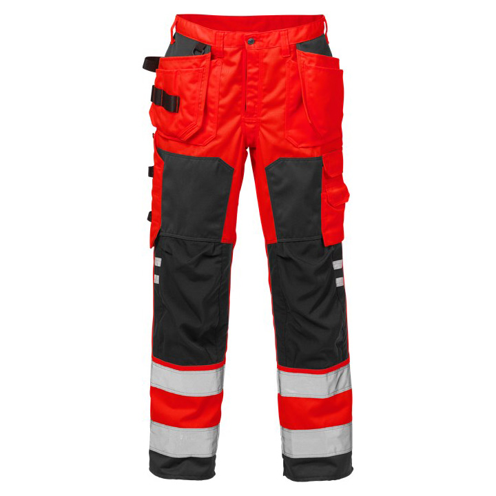 Hi-Vis Lightweight Soft Craftsman Trousers Class 2 with Oil & Water Repellent