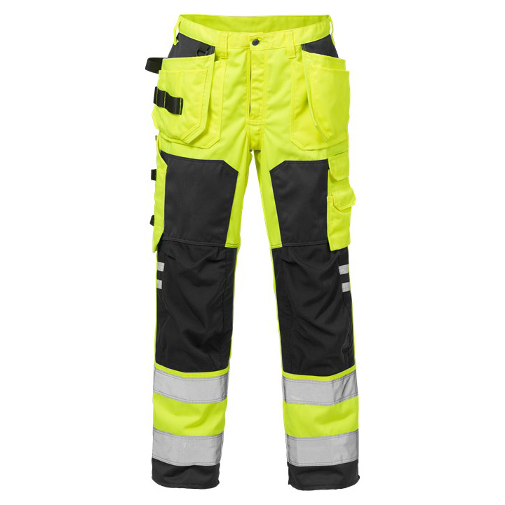 Hi-Vis Lightweight Soft Craftsman Trousers Class 2 with Oil & Water Repellent