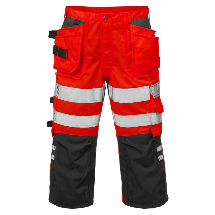 Hi-Vis Oil,Dirt & Water Repellent Work Trousers Class 2