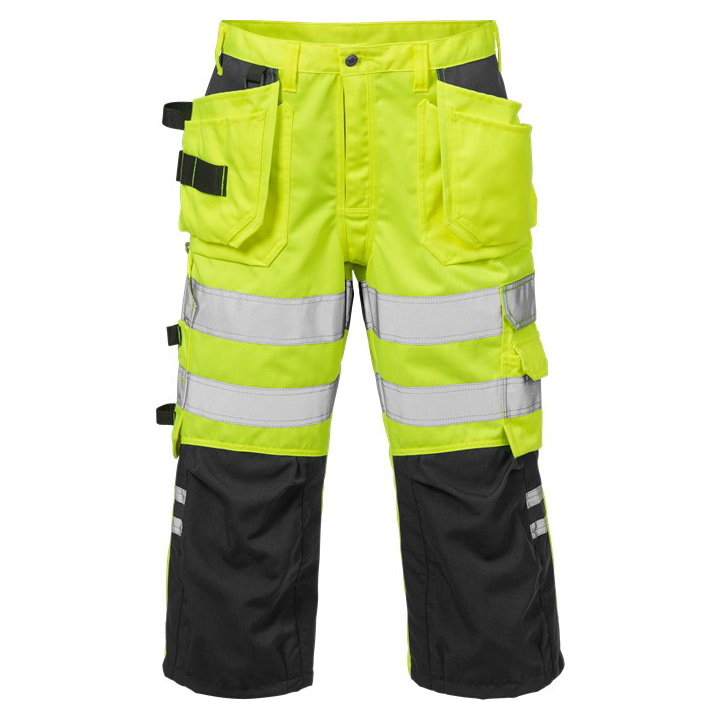 Hi-Vis Oil,Dirt & Water Repellent Work Trousers Class 2