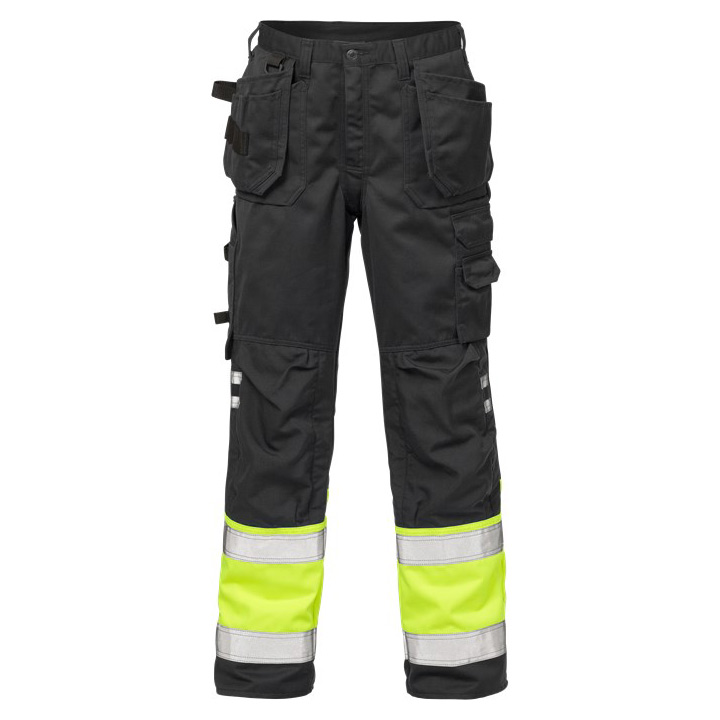 Hi-Vis Durable Waterproof Workwear Trousers Class 1