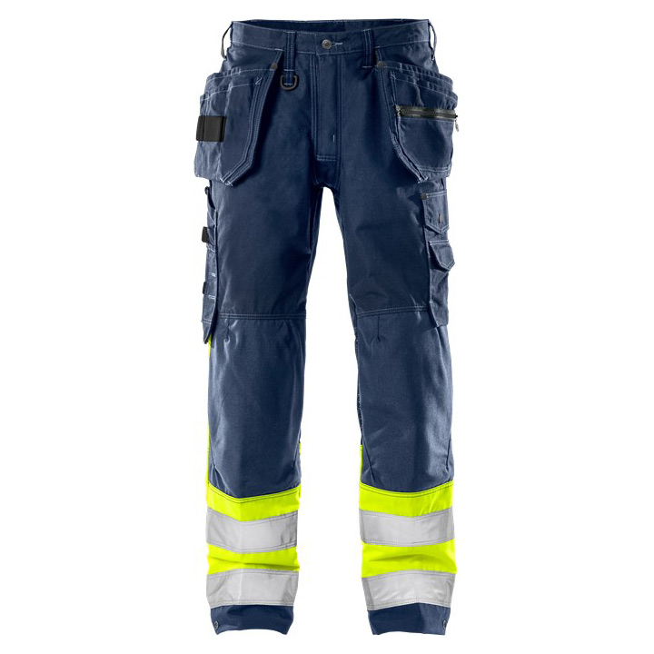 Hi-Vis Breathable Ripstop Craftsman Trousers Class 1