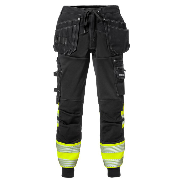 Hi-Vis Breathable Waterproof Holster Trousers Class 2