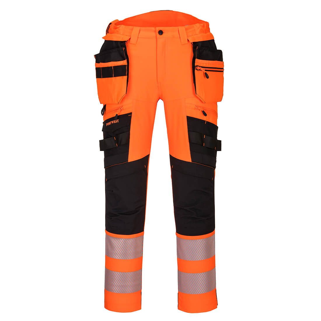 Hi-Vis Detachable Holster Pockets Trousers