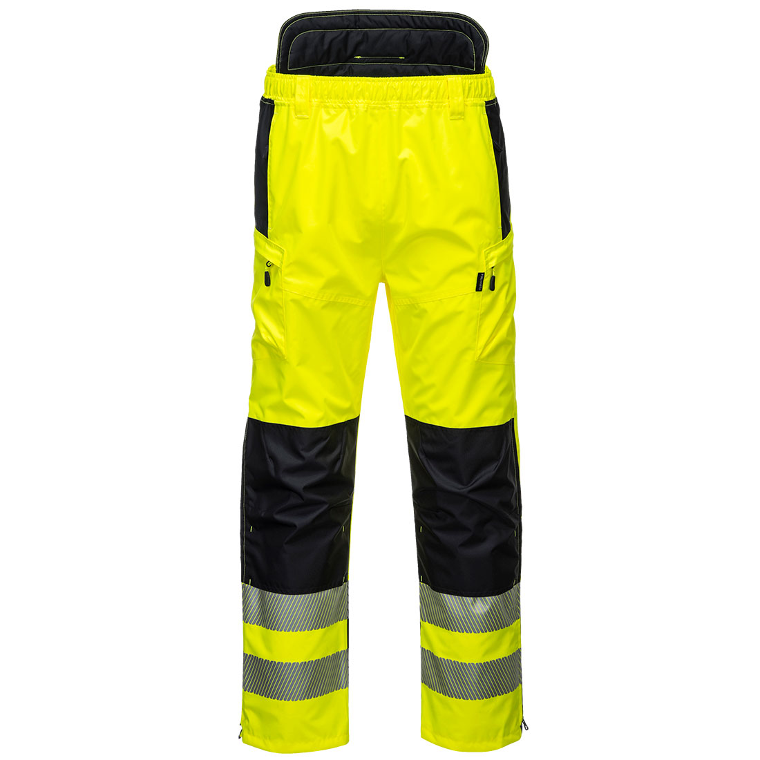 Hi-Vis Waterproof and Extremely Breathable Trousers with 300D Stretch Oxford