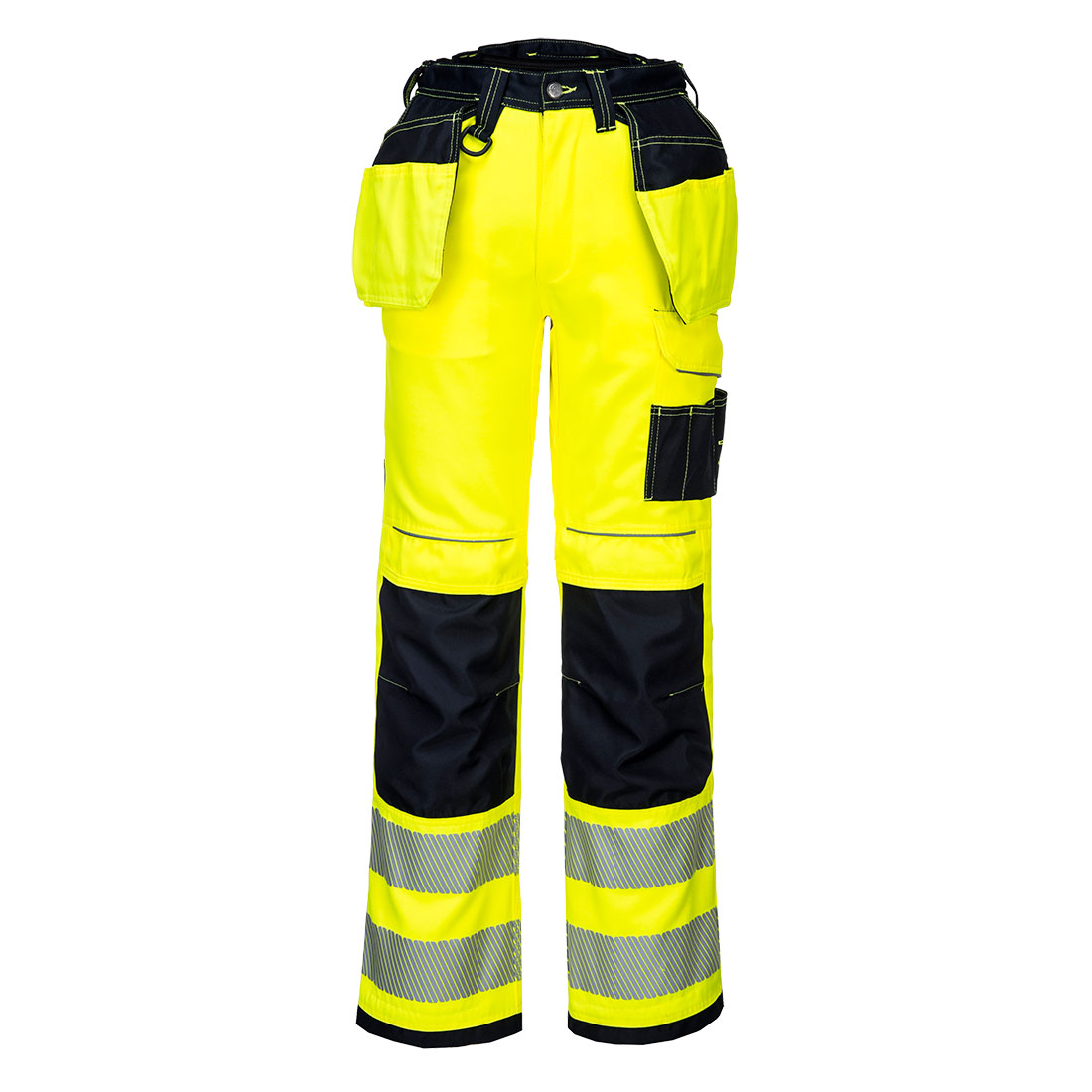 Hi-Vis Oxford PU Coated Holster Work Trouser