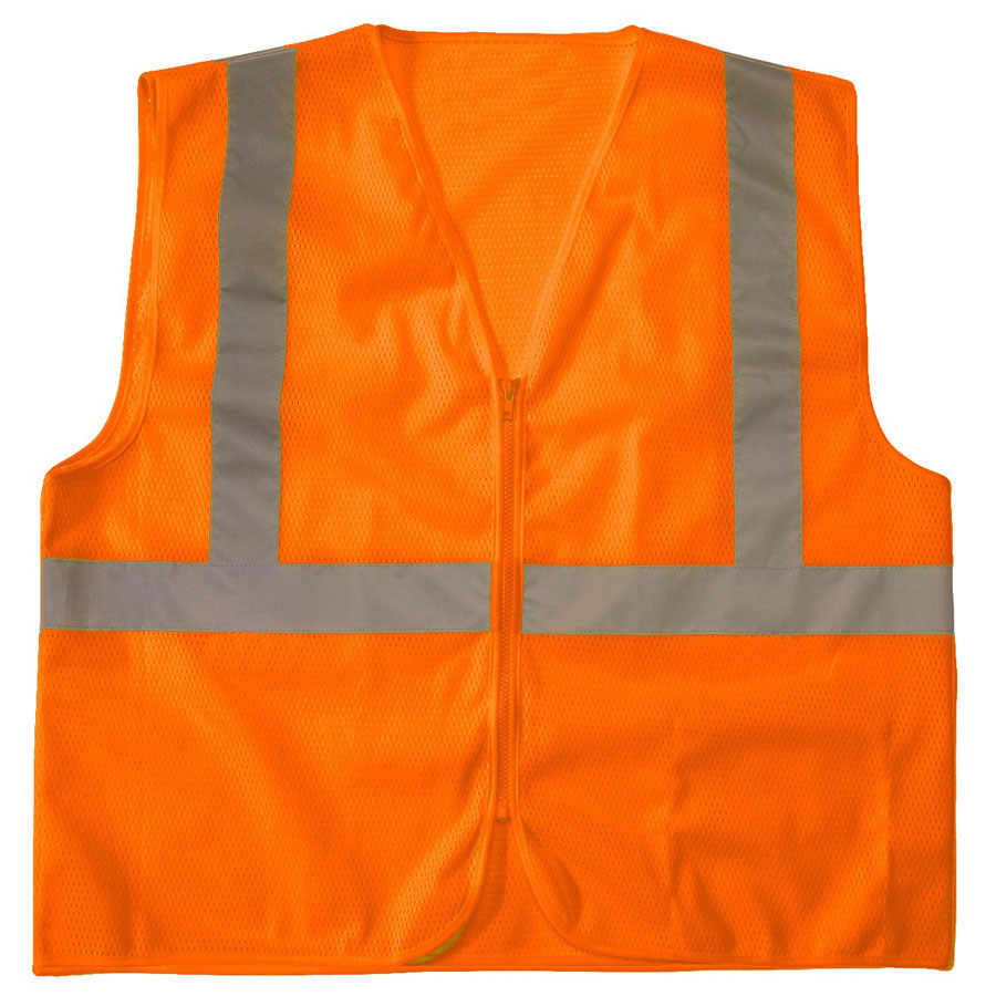 Hi-Vis Mesh Multifunctional Safety Vest ANSI Type R Class 2