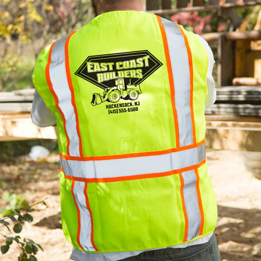 Hi-Vis Durable Multi-Functional Worker Safety Vest 