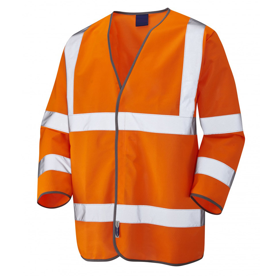 Hi-Vis Comfortable Breathable Long Sleeved Safety Waistcoat EN 20471 Class 3