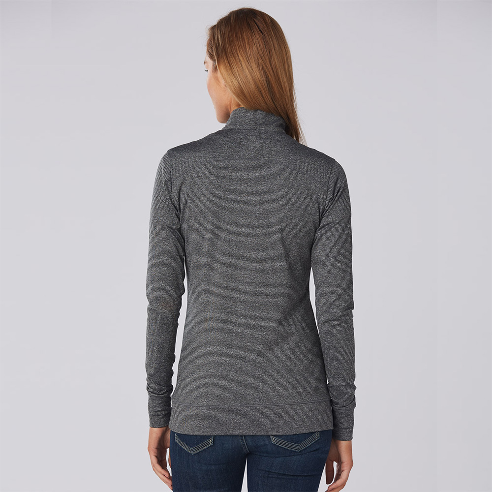 Ladies' Half Zip Long Sleeve Sweat Top