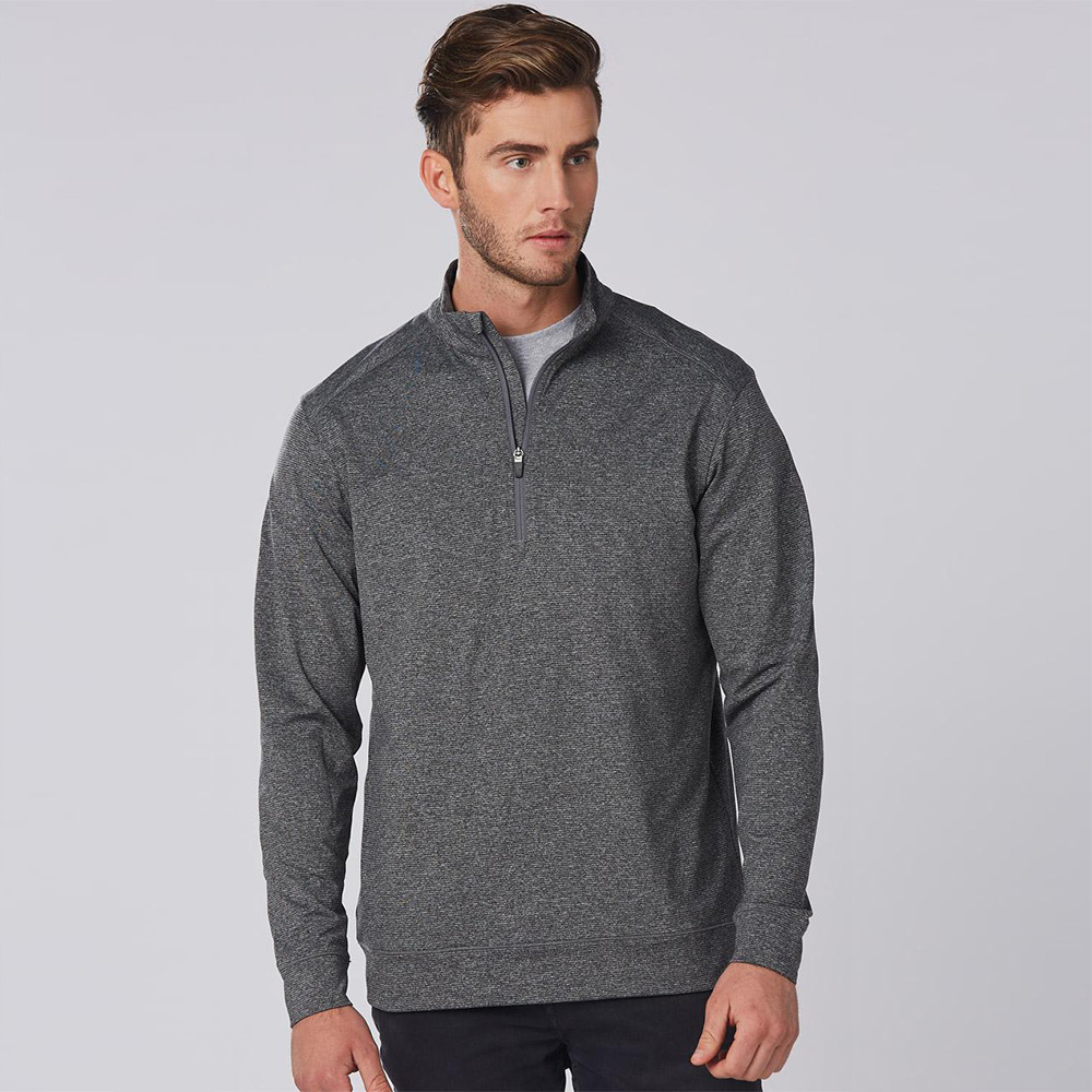 Men's Half Zip Long Sleeve Sweat Top